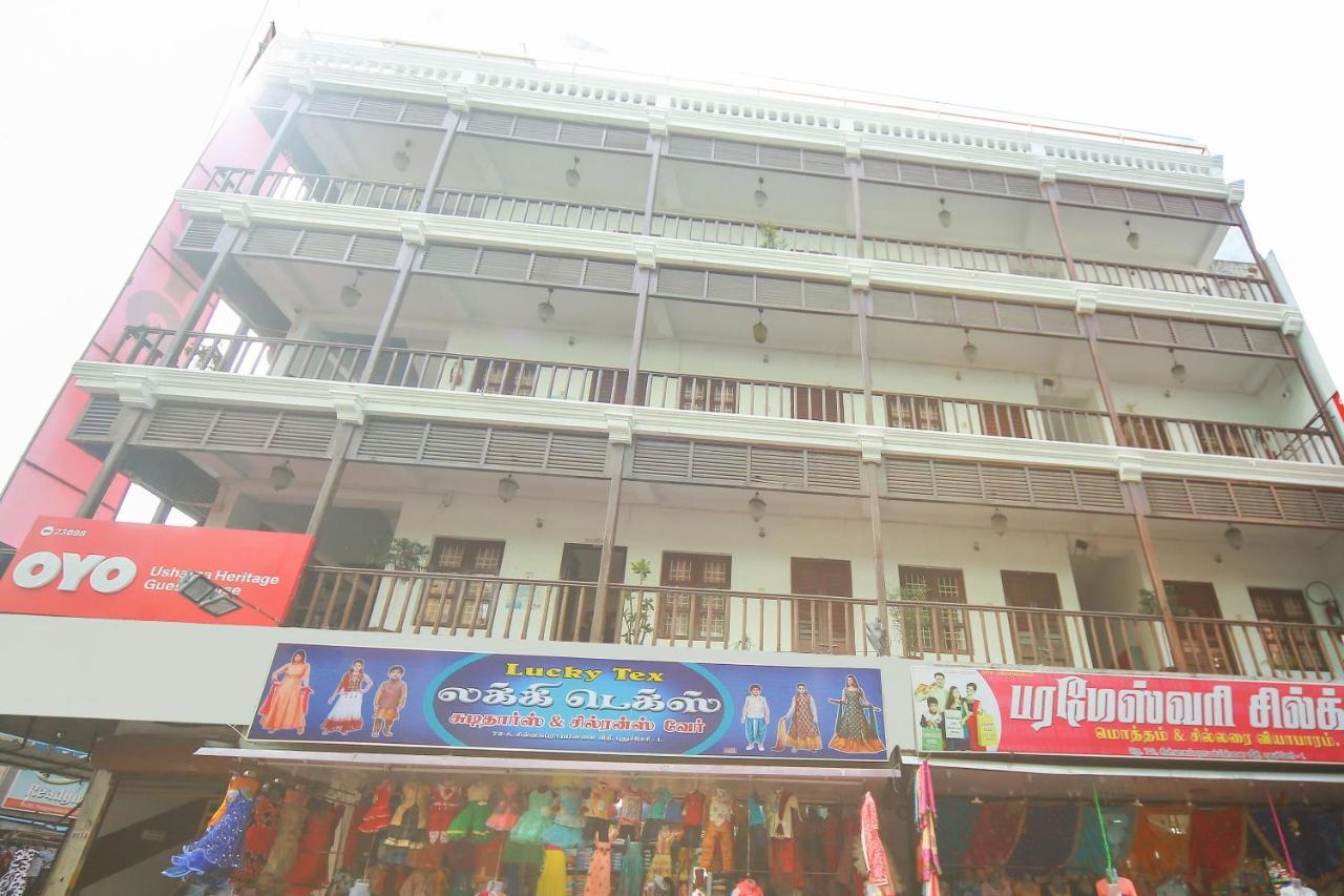 Oyo 23098 Ushama Heritage Guest House Pondicherry Exterior foto